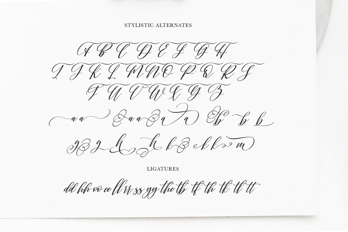 Shington Script, a Script Font by Solidtype (Photo 9 of 9)