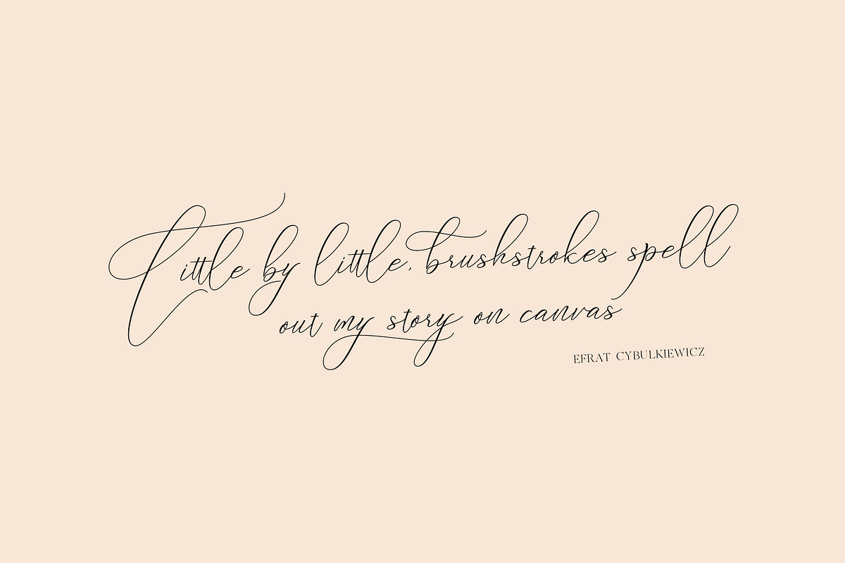 New Washington Script and Serif, a Script Font by Teweka (Photo 10 of 10)