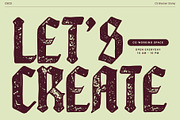 CS Blacken Stamp, a Blackletter Font by Craft Supply Co. (Thumbnail 6 of 8)