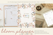 Digital Planner - Undated Planner, an Illustration by Sweet As April (Thumbnail 1 of 10)