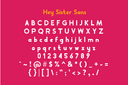 Hey Sister Font Duo, a Sans Serif Font by FSY Creative Lab (Thumbnail 9 of 11)