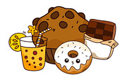 food and drink illustration 70+ set, a Food Illustration by foxndeer (Thumbnail 4 of 4)