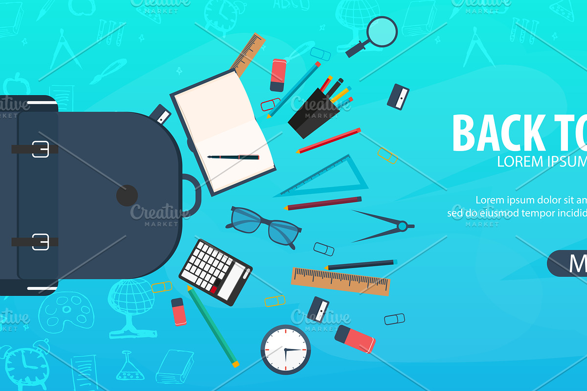 Back to School banners, a Templates & Theme by Leo Edition (Photo 5 of 7)