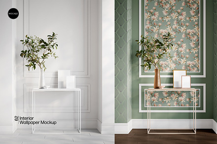 Interior Wallpaper Mockup 1, a Household Mockup by Mocart