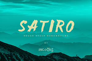 SATIRO - Rough Brush Handwriting