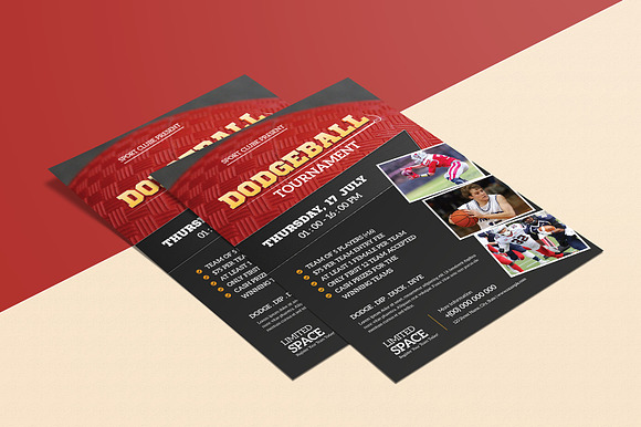 Dodgeball Tournament Flyer preview 6