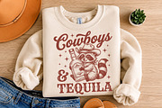 Cowboys & Tequila SVG, Cute Raccoon, an Animal Illustration by Libby Wishes (Thumbnail 3 of 3)