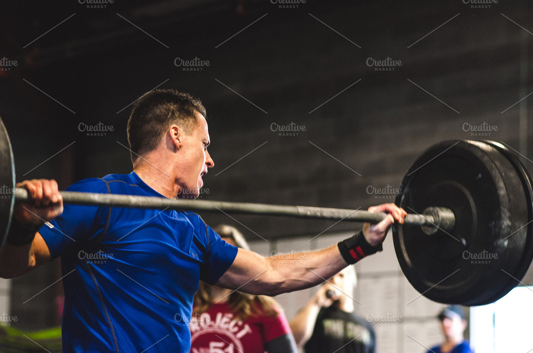 Crossfit lifting & dropping  man stock photo containing crossfit and fitness, a Sports & Recreation Photo by Frizz Studio