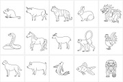 Lunar New Year line icon set, an Outline Icon by NatalieArtShop (Thumbnail 4 of 11)