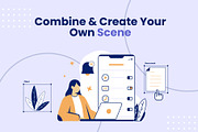 Nallow Illustration Bundle, a Person Illustration by Kawalan Studio (Thumbnail 7 of 8)