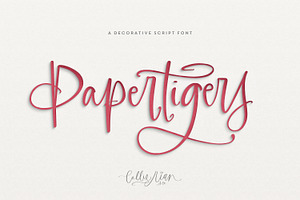 Paper Tigers Script Florals