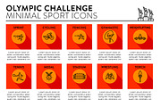 20 Minimal Olympic Vector Icons, an Outline Icon by Kursat Unsal (Thumbnail 2 of 7)