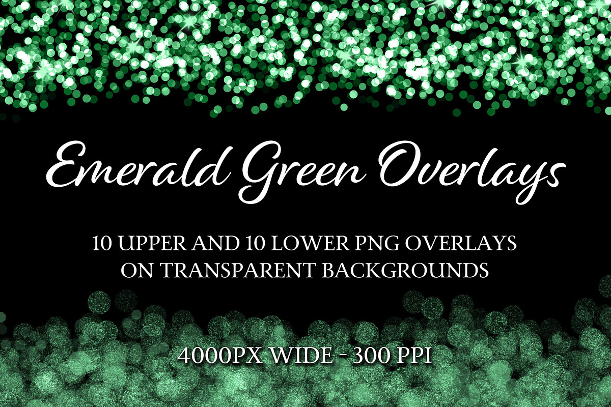 Emerald Green Overlays, an Object Graphic by Sapphire X Designs (Photo 1 of 4)