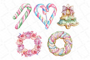 Pastel Christmas Cookies & Candy Cli, an Illustration by DreamPrint404 (Thumbnail 6 of 6)
