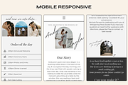 Wix RSVP Wedding Website Template, a Wix Template by The Pixel Palace (Thumbnail 4 of 7)