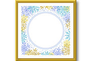 Winter Vector Round Pattern With, a Decorative Illustration by FineArtStudio (Thumbnail 2 of 3)