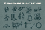 REDLODGE FONT DUO + Extra, a Handwritten Font by Davide Bassu (Thumbnail 7 of 14)