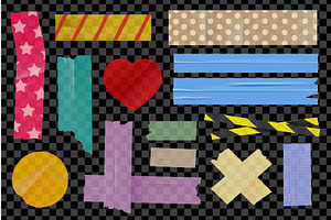 Tape stickers, an Object Illustration by alexdndz