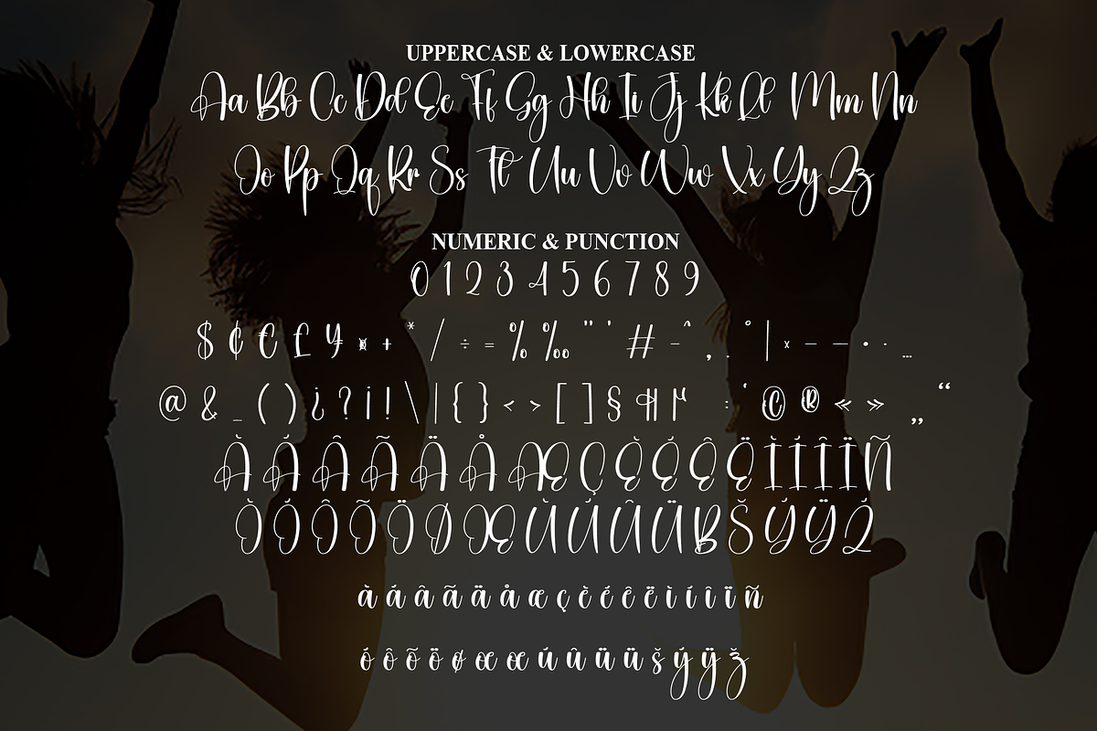 Happines | Script Font, a Handwritten Font by Scratchones (Photo 6 of 9)