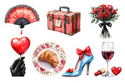 Parisian Summer Clipart, an Illustration by Dream Creation (Thumbnail 4 of 4)