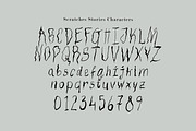 Scratched Stories - Halloween Script, a Handwritten Font by Struvictory.art (Thumbnail 6 of 9)