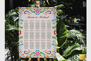 Mexican Seating Chart | CANVA, a Stationery Template by Creative Market (Thumbnail 4 of 5)