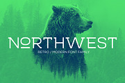 NORTHWEST - RETRO/MODERN FONT-FAMILY, a Slab Serif Font by TIRADO SUPPLY CO (Thumbnail 1 of 9)