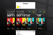 Seminar Digital Flyer | Canva & PSD, a Social Media Template by Vintage Impressions (Thumbnail 2 of 6)