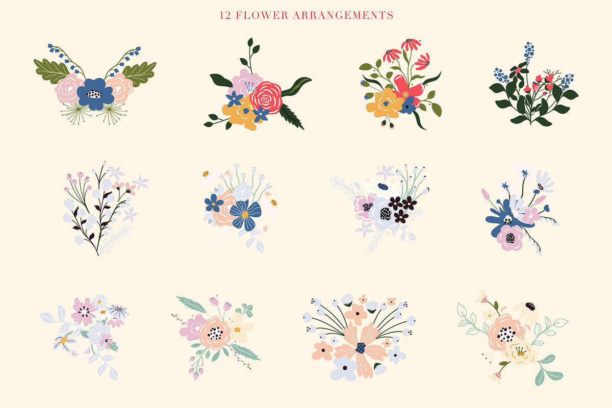 Wildflowers Collection, a Texture Illustration by Pati Paints (Photo 4 of 14)