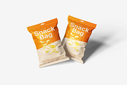 Snack Bag Mockup, a Packaging Mockup by Indah (Thumbnail 2 of 6)