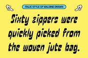Maldine Drawn, a Sans Serif Font by Craft Supply Co. (Thumbnail 2 of 8)