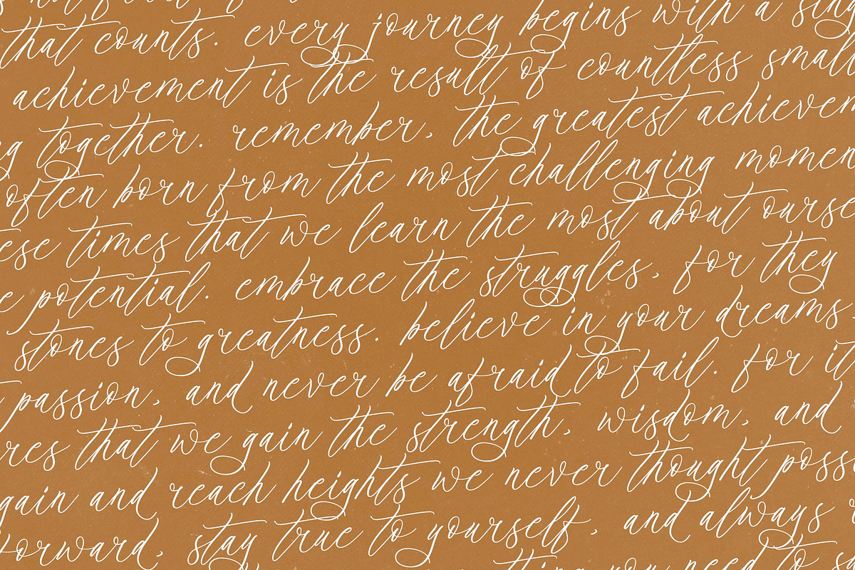 Scarletta Boutique Handwritten Font, a Script Font by Letterena Studios Script (Photo 11 of 15)