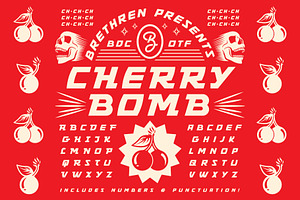 Cherry Bomb Display Font