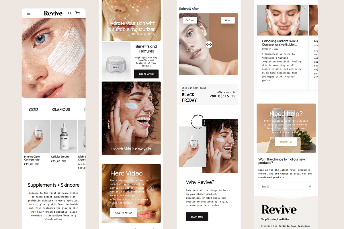 Revive Shopify Theme, a Shopify Template by Lumin Lab (Photo 8 of 9)