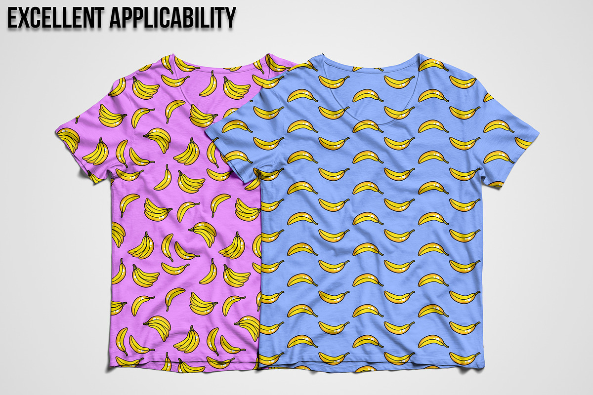 Bananas Seamless Patterns, a Pattern Graphic by 3Y_Design (Photo 5 of 6)