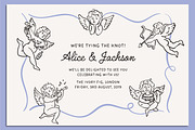 Whimsical Wedding Illustrations Set, an Object Illustration by Ola_Mazur (Thumbnail 5 of 11)