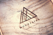 Mountains. Linear geometric logo, a Branding & Logo Template by le-genda (Thumbnail 8 of 14)