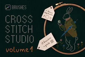 Cross Stitch Embroidery Brushes v1