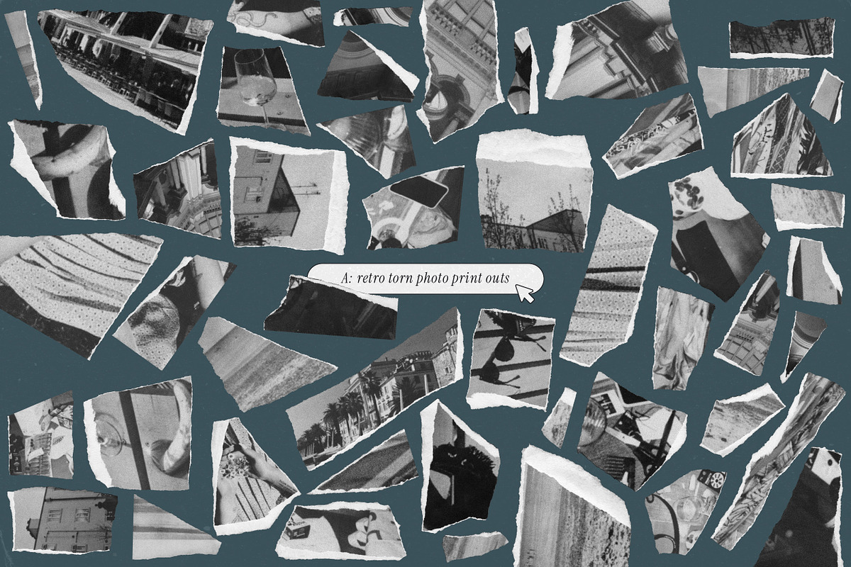 MILLENNIAL JUNK Retro Collage Kit, an Object Graphic by angelainthefields (Photo 5 of 11)