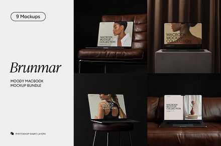 MacBook Laptop Mockup Bundle