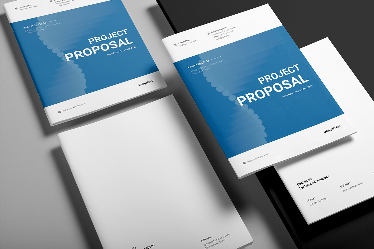 Project Proposal Template, a Brochure Template by DesignCrest (Photo 12 of 14)