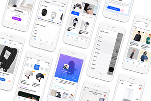 Ozone Shop Mobile UI Kit