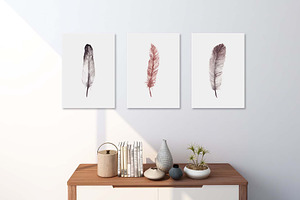 Feather Watercolor Paint