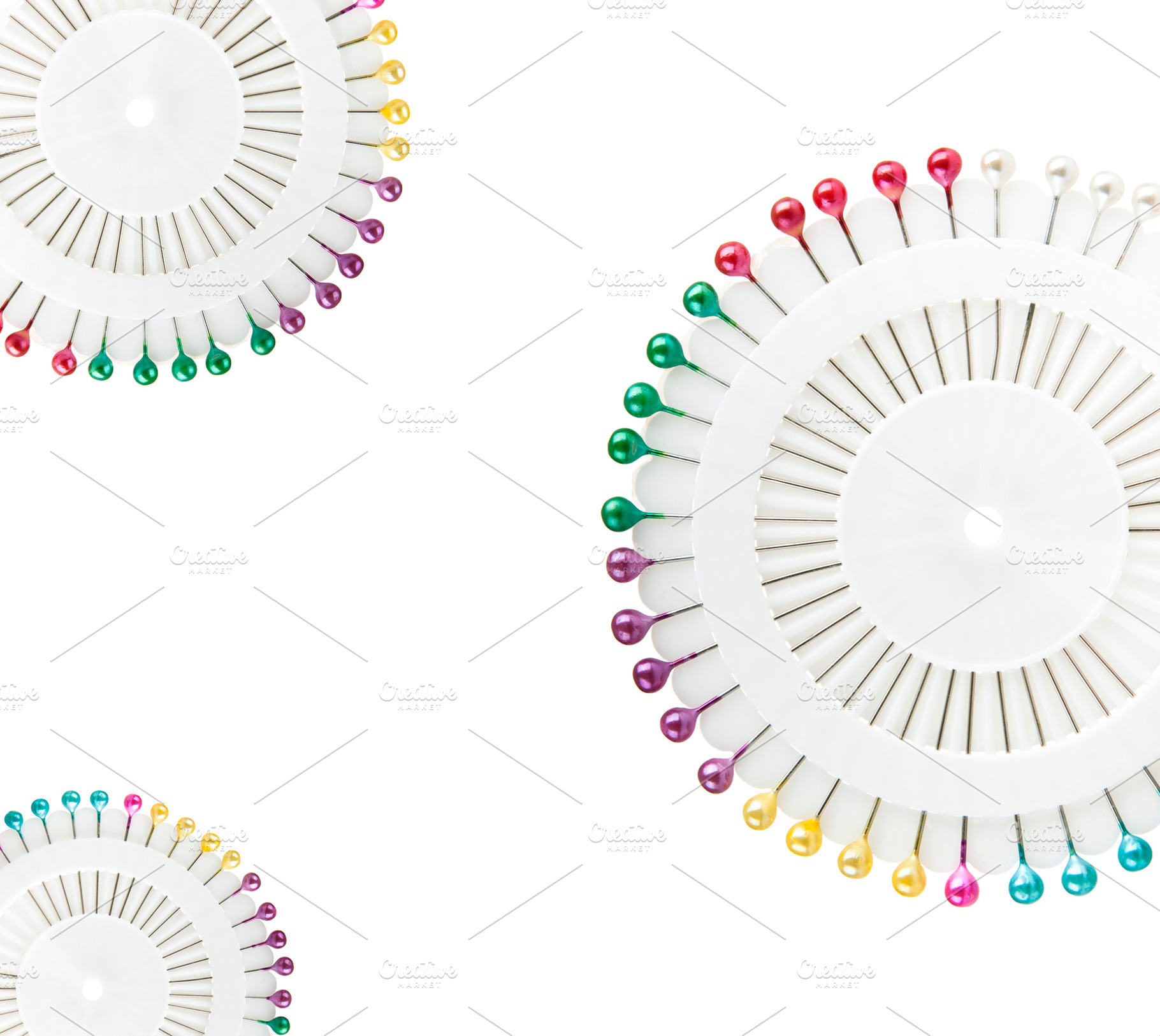 Sewing Pins Pattern Background, a Beauty & Fashion Photo by THP Creative