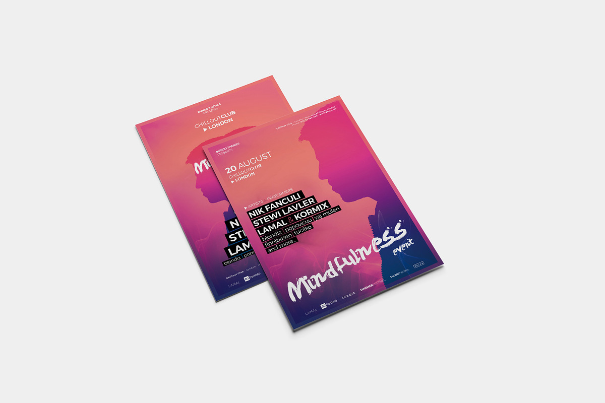 Mindfulness Event and Festival Flyer, a Flyer Template by Bundo Themes (Photo 7 of 8)