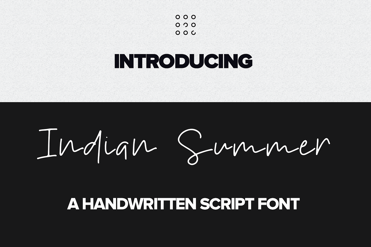 Indian Summer Handwritten font
