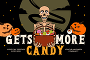 Halloween Font - HALLOWEEN DARKNESS, a Handwritten Font by Umitype (Thumbnail 4 of 8)