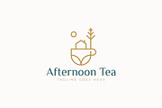 Cozy Afternoon Tea House Logo, a Branding & Logo Template by Signatoro (Thumbnail 2 of 2)