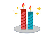 Candles Vector Icon, an Icon by Pexelpy (Thumbnail 1 of 2)