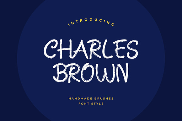 Charles Brown Handmade Brush Font preview 7